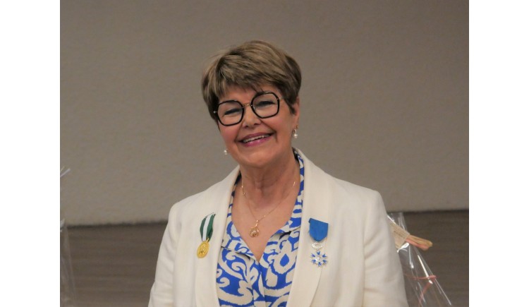 photo Claudette Férey - Maire honoraire de la commune de Hanches