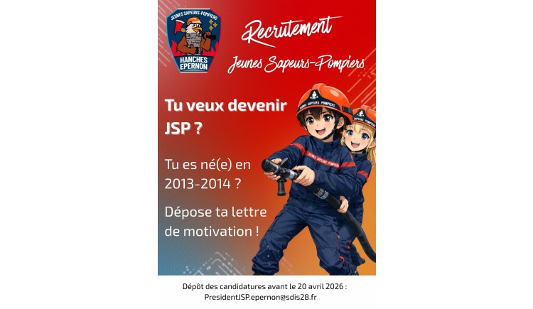 photo  Recrutement Jeunes Sapeurs-Pompiers
