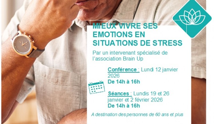 photo Conférence Mieux vivre ses émotions en situations de stress