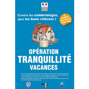 photo Opération tranquillité vacances