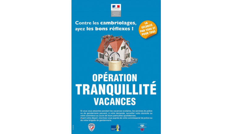 photo Opération tranquillité vacances