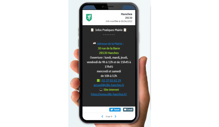 photo La mairie se rapproche de ses habitants grâce à l’application mobile PanneauPocket.