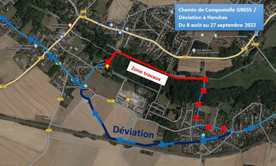 Itineraires  Agence française des chemins de Compostelle