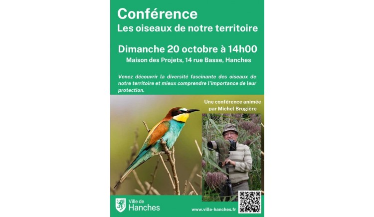 photo Conférence sur les oiseaux de notre territoire