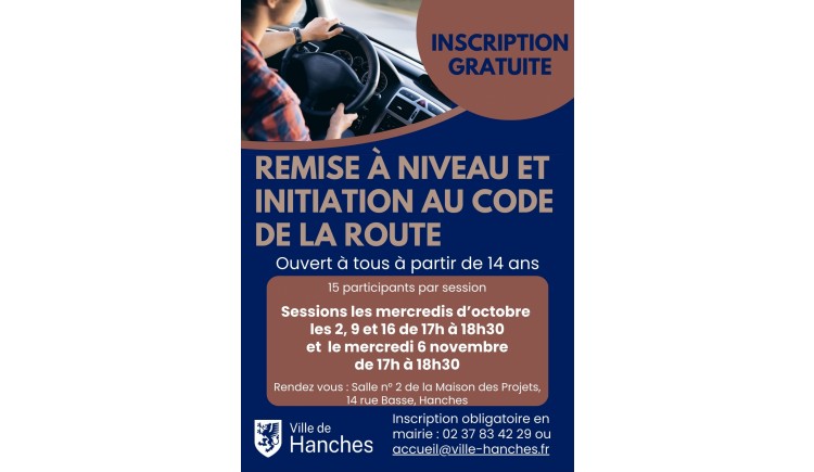 photo Remise à niveau et initiation au code de la route