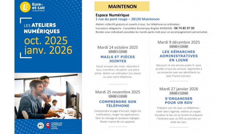 photo Ateliers Numériques à Maintenon