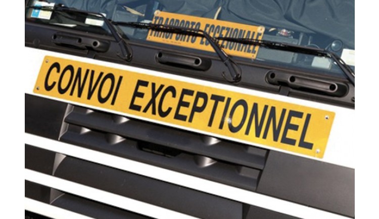 photo Passage de convois exceptionnels