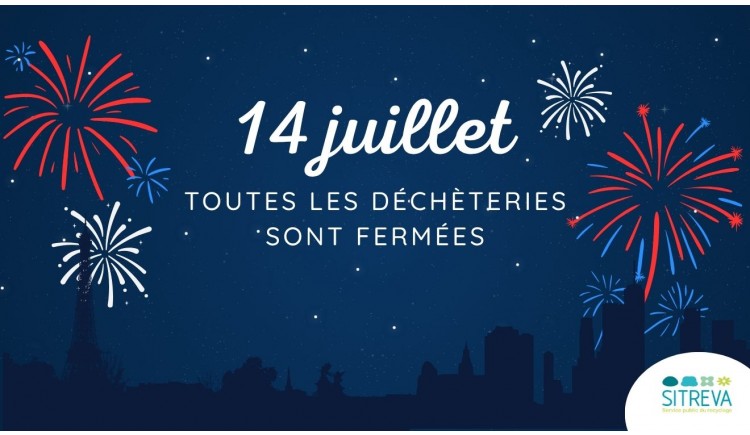 photo DECHETERIES - FORTES CHALEURS et 14 JUILLET