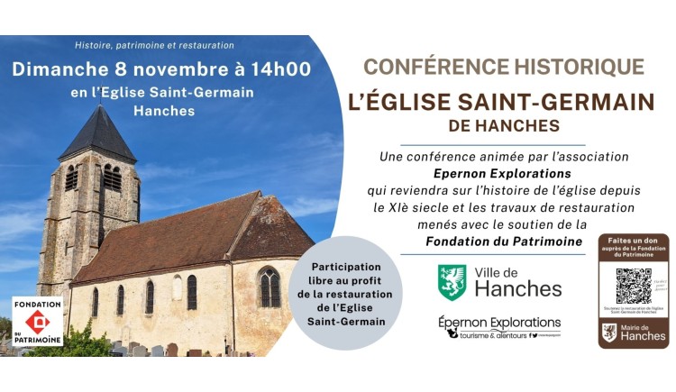 photo Conférence historique : à la découverte de l’église Saint-Germain de Hanches