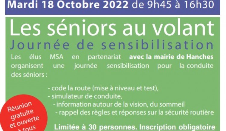 photo Journée de sensibilisation - Les séniors au volant