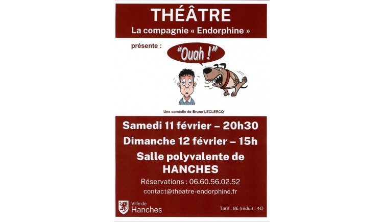 photo Théâtre à Hanches - samedi 11 et dimanche 12 février