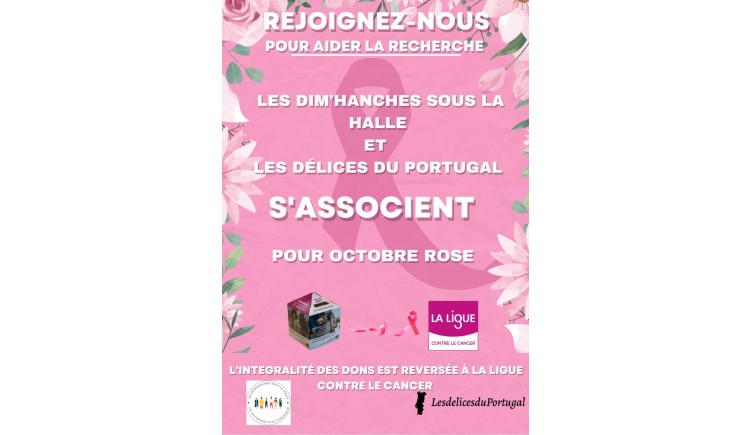 photo Octobre rose avec Les Dim'Hanches sous la Halle 