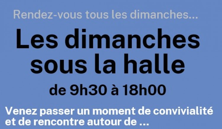 photo Marché de Noël par les Dim'Hanches sous la Halle