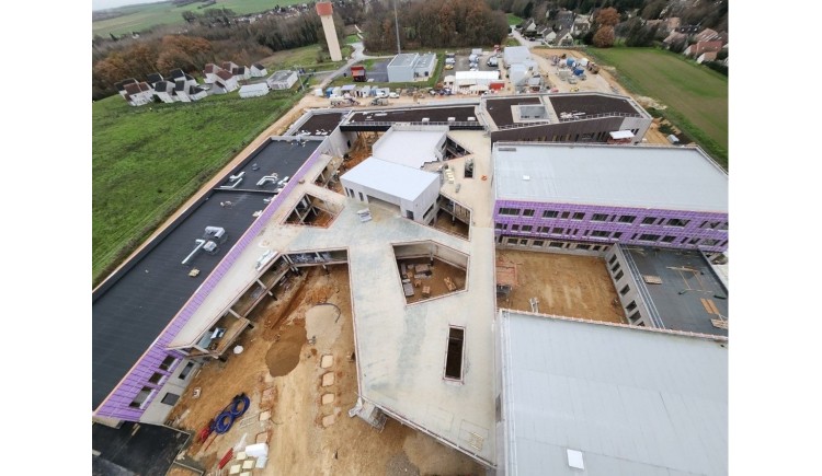 photo L'avancement du lycée Joséphine Baker au 11 janvier