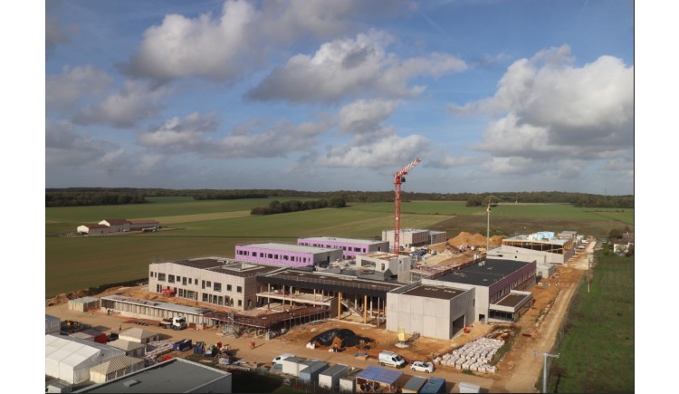 photo L'avancement du lycée Joséphine Baker au 2 novembre