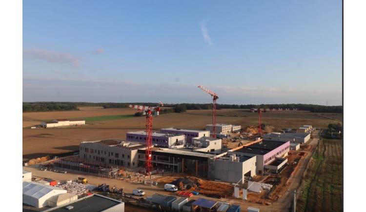 photo L'avancement du lycée Joséphine Baker au 16 septembre