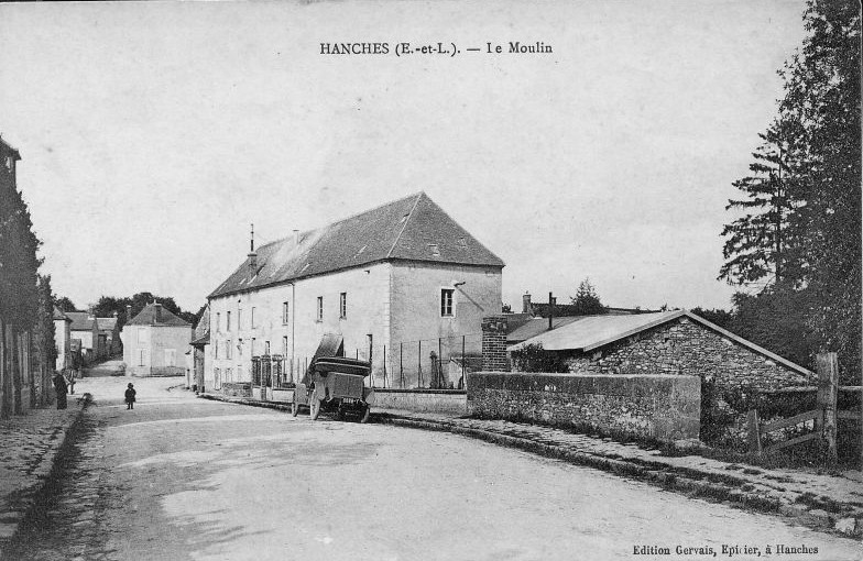 Moulin de Hanches en 1910